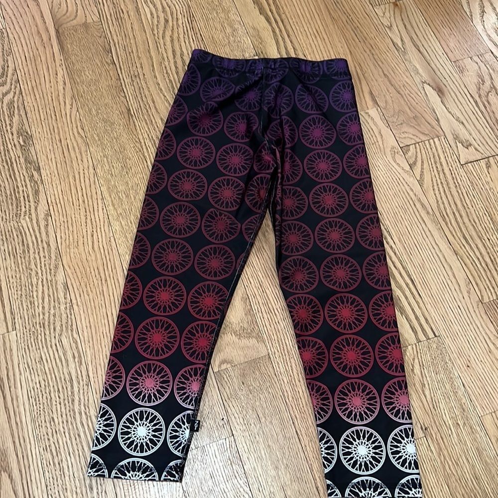 ZARA TEREZ FOR SOUL-CYCLE LOGO PRINTED LEGGINGS SIZE SMALL - Picture 2 of 7